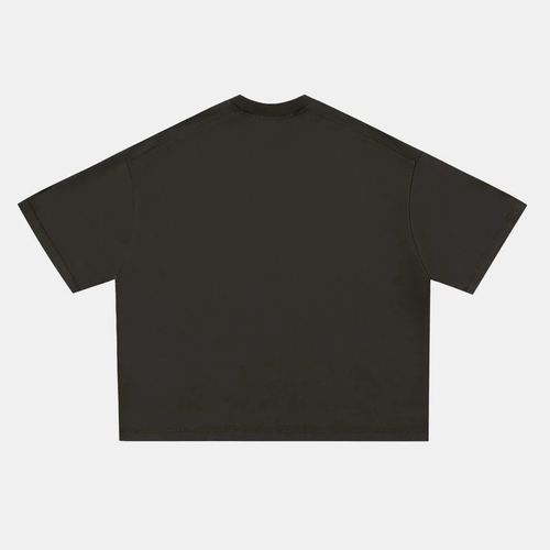 400 GSM Boxy Tee — Graphite Gray