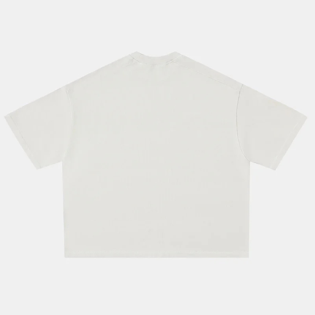 400 GSM Boxy Tee — Off White