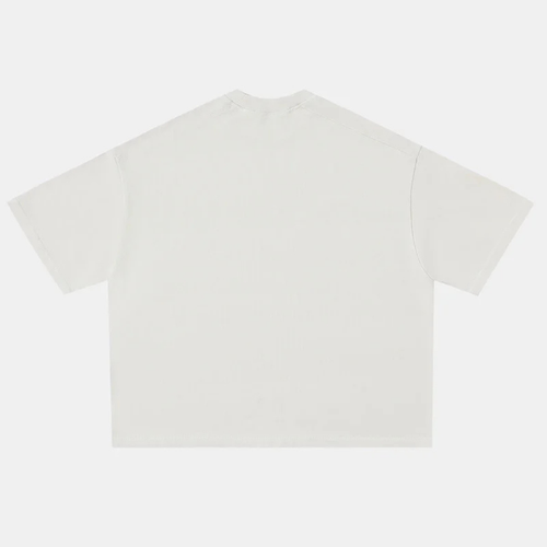 400 GSM Boxy Tee — Off White