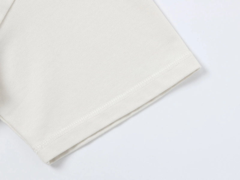 400 GSM Boxy Tee — Off White