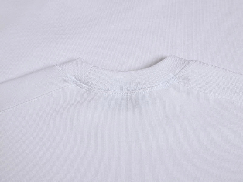 400 GSM Boxy Tee — White