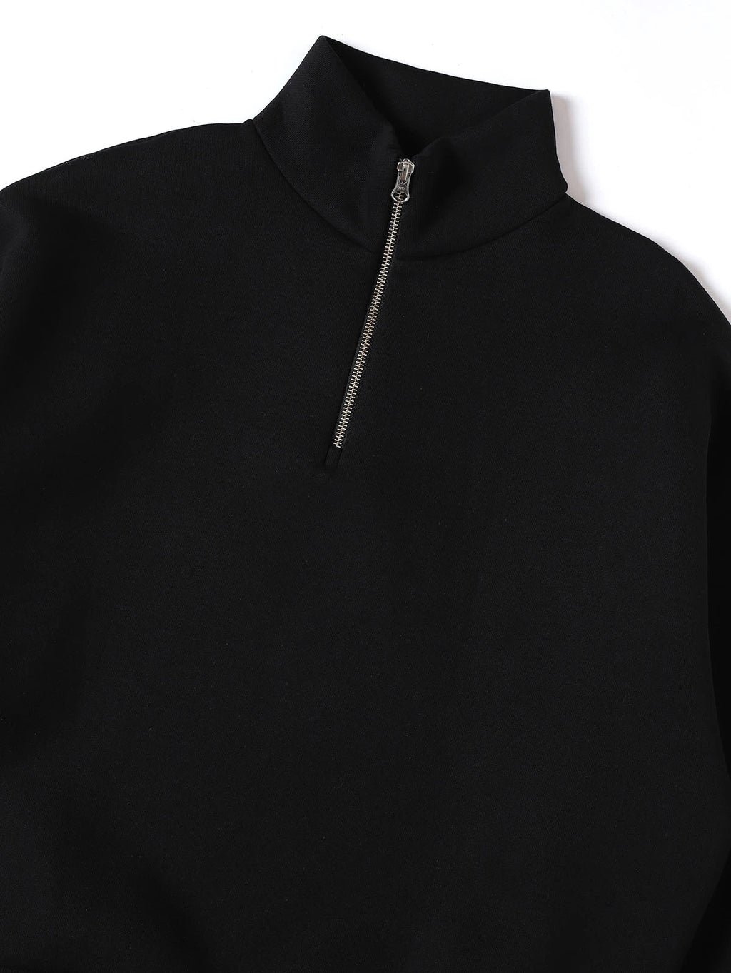 630 GSM Quarter-Zip Sweater Black