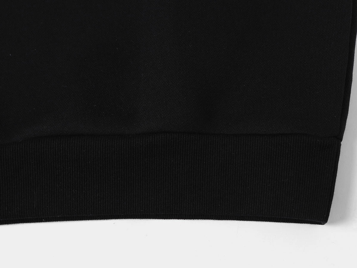 630 GSM Quarter-Zip Sweater Black