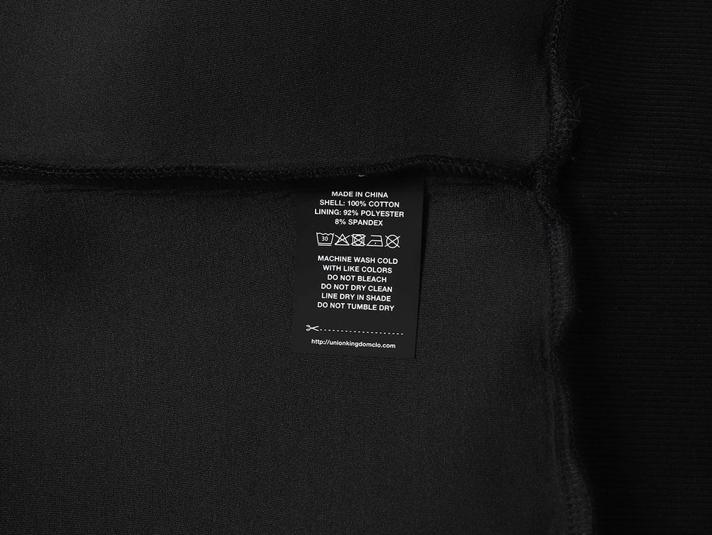 630 GSM Quarter-Zip Sweater Black