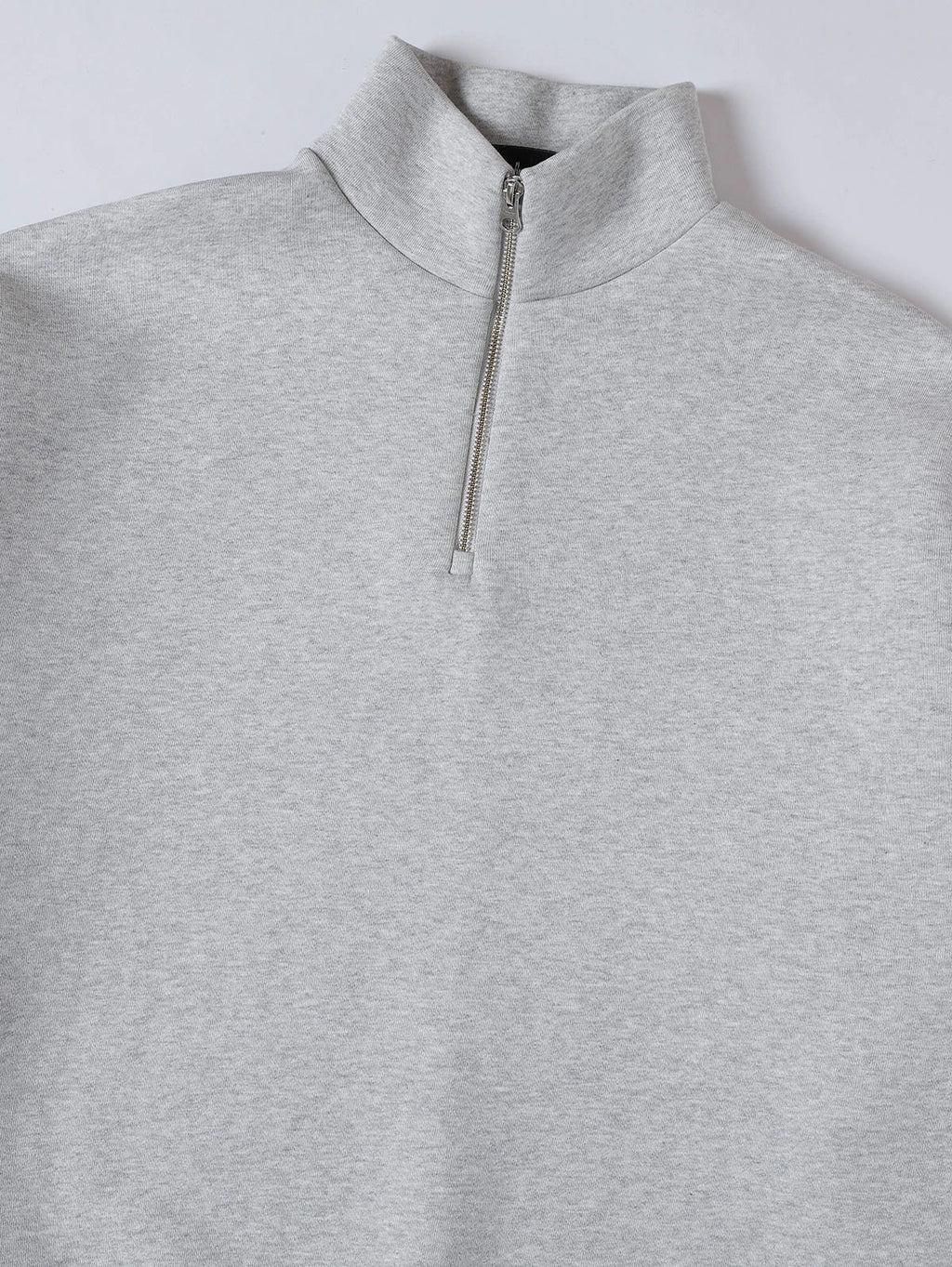 630 GSM Quarter-Zip Sweater Grey