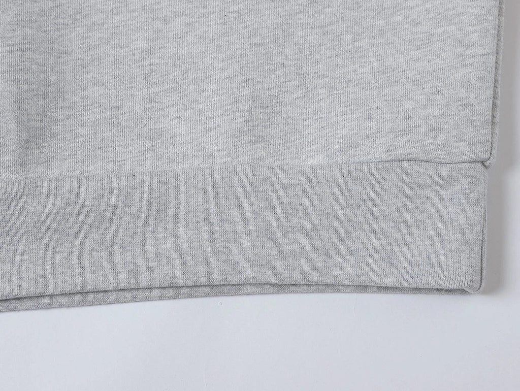 630 GSM Quarter-Zip Sweater Grey