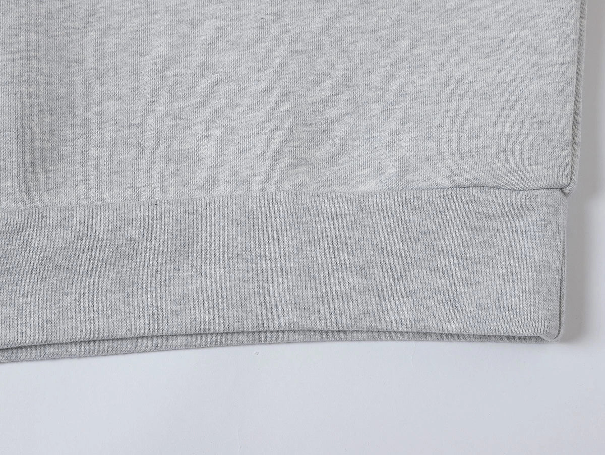 630 GSM Quarter-Zip Sweater Grey