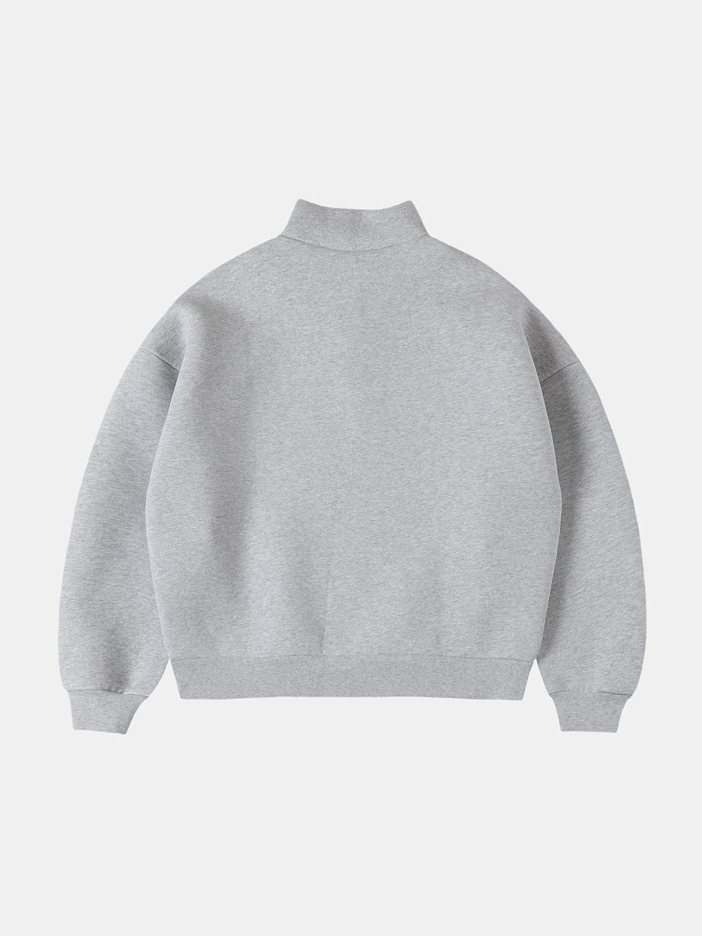 630 GSM Quarter-Zip Sweater Grey