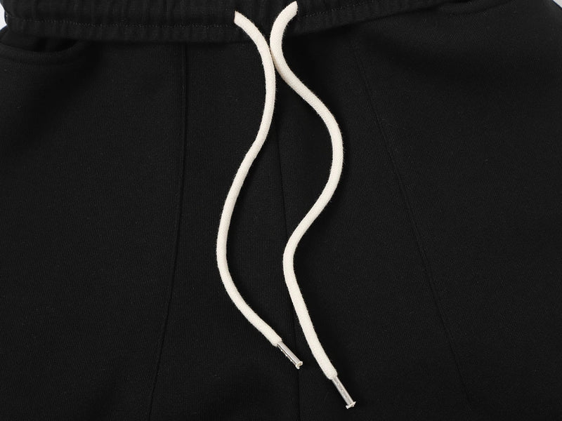 520 GSM Straight Pants — Black