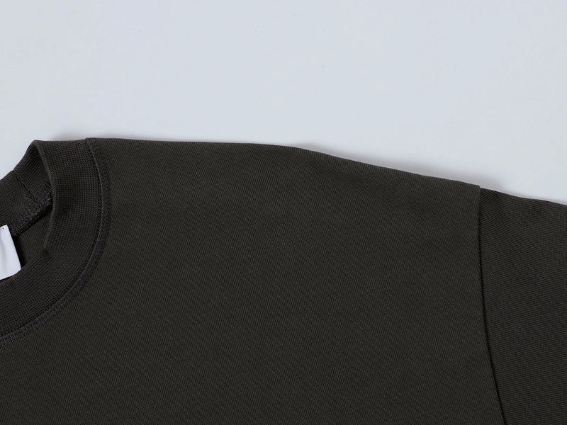 400 GSM Boxy Tee — Graphite Gray