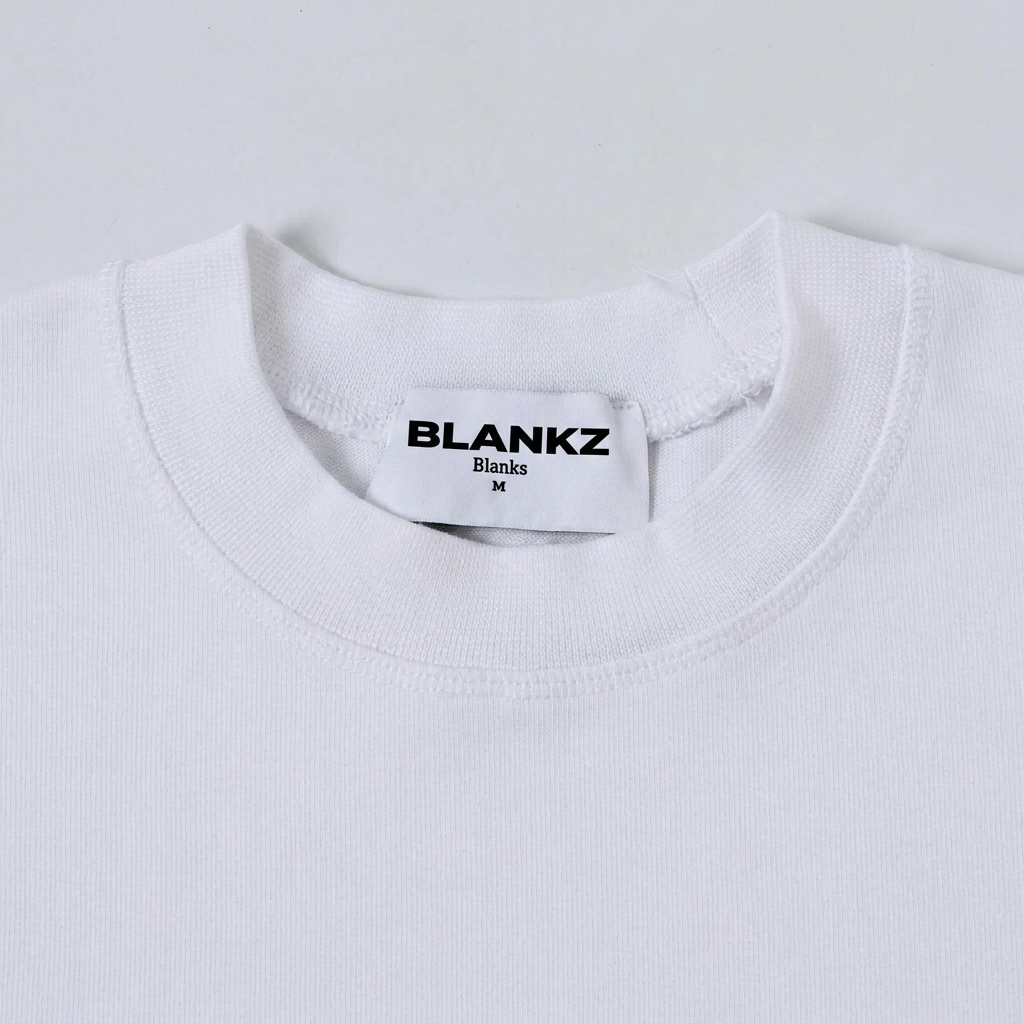 400 GSM Boxy Tee — White