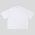 400 GSM Boxy Tee — White