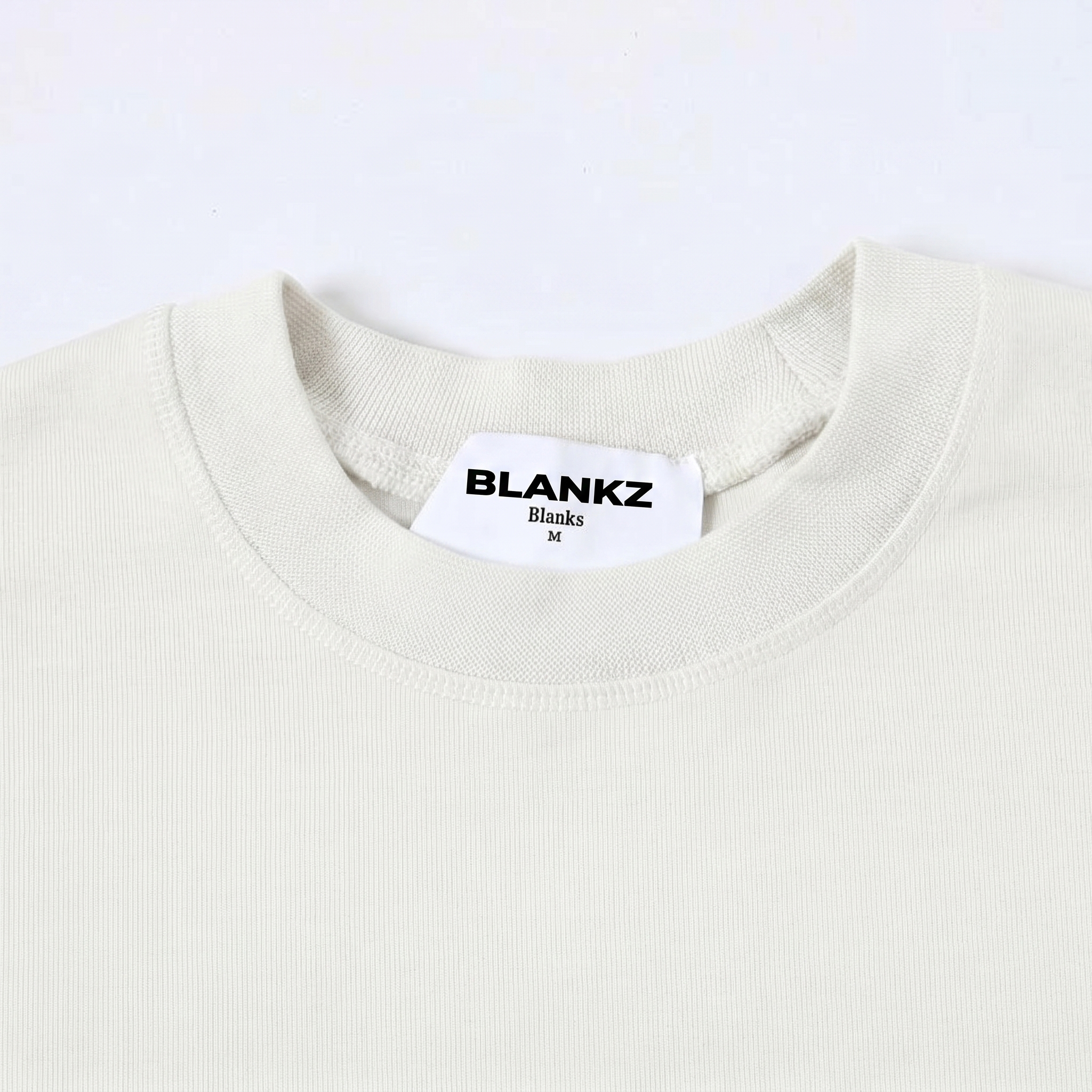 400 GSM Boxy Tee — Off White