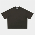 400 GSM Boxy Tee — Graphite Gray