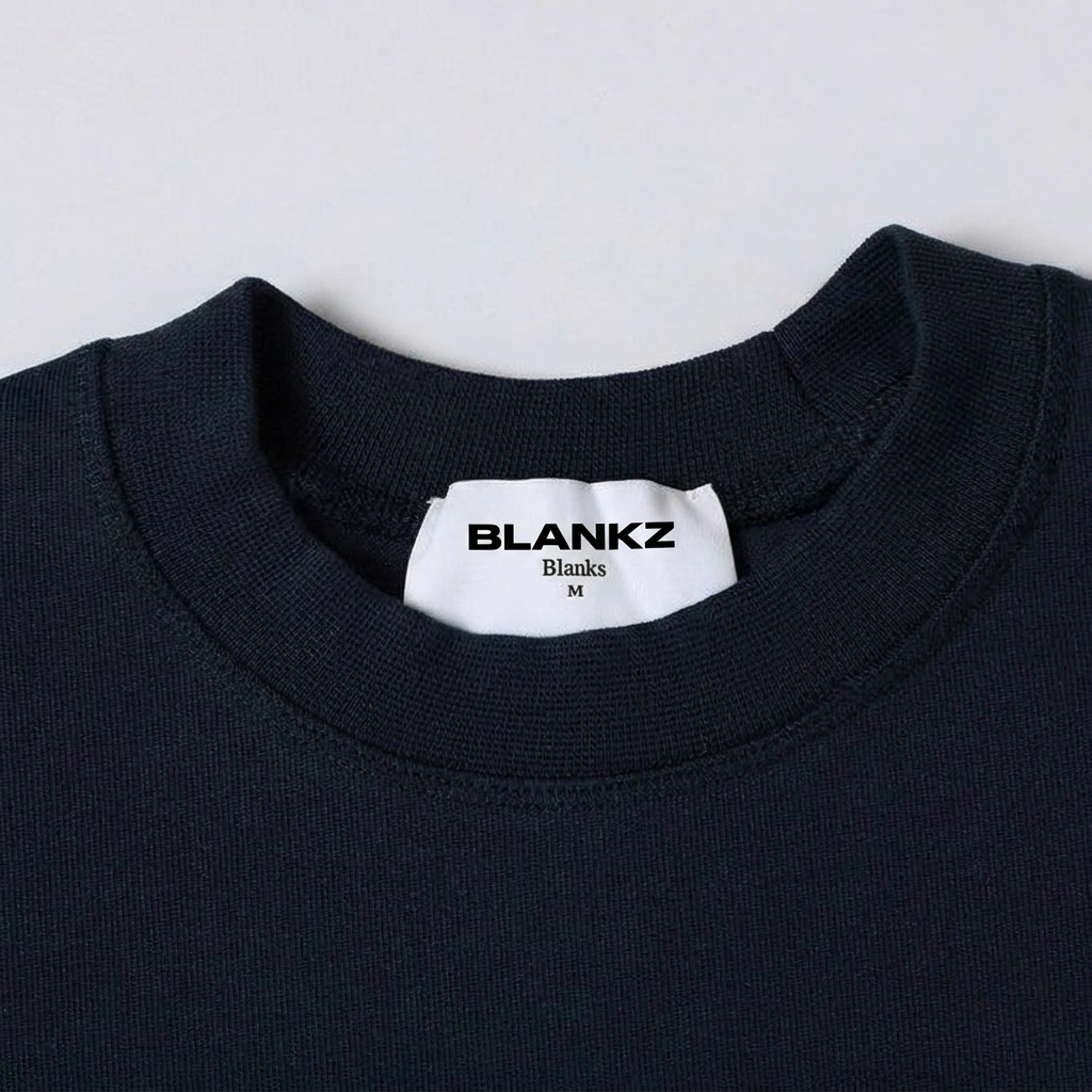 400 GSM Boxy Tee — Navy Blue